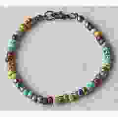 Miyuki 4mm Picasso kleur kralen armband