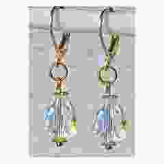 Oorbellen met kristal druppelhangers