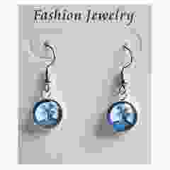 Oorbellen molen delftsblauw