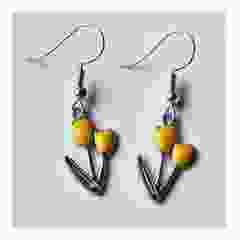 Oorbellen gele tulpjes