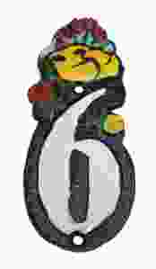 Gietijzeren Huisnummer 6