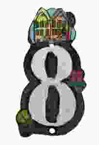 Gietijzeren Huisnummer 8