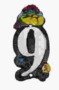 Gietijzeren Huisnummer 9