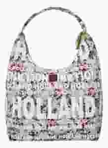 Schoudertas Julia L Holland Bloemen in groen van Robin Ruth