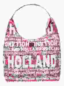 Schoudertas Julia L Holland Bloemen in roze van Robin Ruth