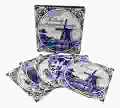 Holland Wenskaarten Set - Delfts Blauw Design