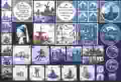 Postkaart Delfts blauwe tegels