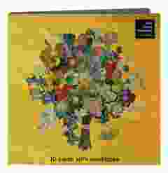 Kaartenmapje Van Gogh Flowers met 2x5 kaarten en enveloppen