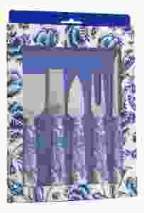 5 delige kaasmessenset "Delfts Blauw"