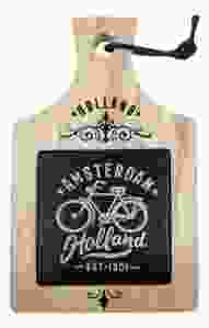 Kaasplank Amsterdam Zwart