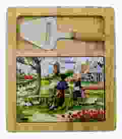 Kaasplank met tegel Hollandse Kinderen 3