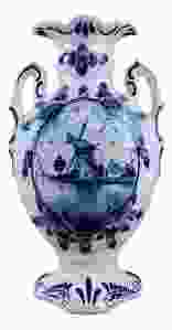 Handgeschilderde Kan met Sieroren