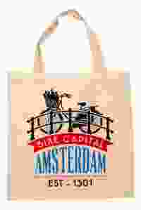 Shopper - Katoen "Bike Capital Amsterdam"