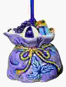 Kersthanger Cadeauzak met Goudkleur