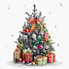 Pakje Servetten "Kerstboom" (20 stuks)