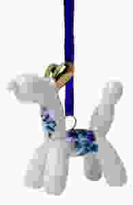 Kerstornament ballon dier hond