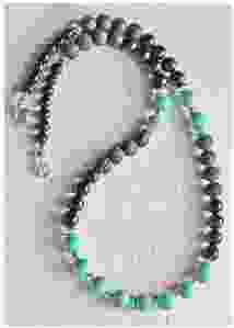 Ketting Agaat en Lava met Jaspis