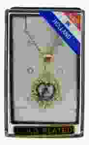 Ketting Goud "Molen DB Hart met Kristallen"