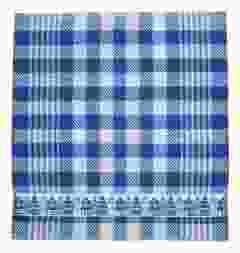 Keukenhanddoek  Grachtenpanden met Blauw/Witte Vlakken 