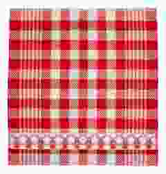 Keukenhanddoek  Molens met Rode/Witte Vlakken 