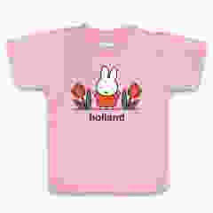 Nijntje Kinder T-Shirt Roze met Tulpen 