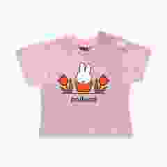 Nijntje Baby T-Shirt Roze met Tulpen