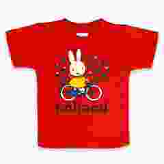 T-Shirt Nijntje Fiets Holland Rood