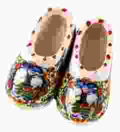 Magneet keramiek klomppaar multi-color 5 cm