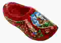 Koelkastmagneet Klomp Rood, 6 cm