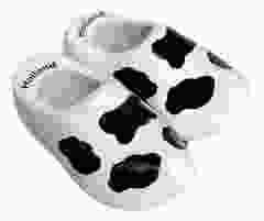 Magneet Twee houten koe klompjes, 4 cm 