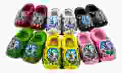 Dubbele klompmagneet zes kleuren in geschenkzakje 