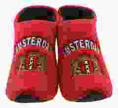 Klompsloffen "Amsterdam, Rood" (42-44) 