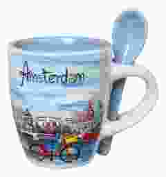 Espresso Mokje Amsterdam met Lepel 