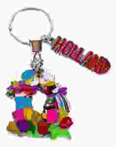 Sleutelhanger Kussend Paar Bedels Holland