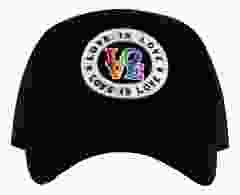 Cap All Pride Love is Love - Zwart