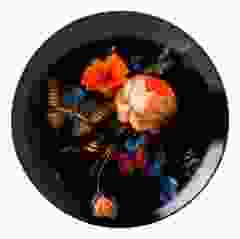 Bord Stilleven met vlinders, 20 cm