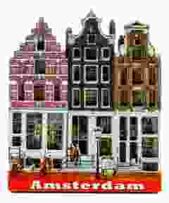 Magneet Amsterdam 3 Huisjes