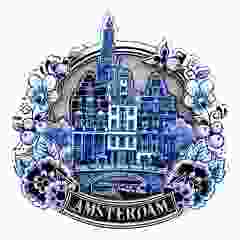 Amsterdam Grachtenpanden Magneet