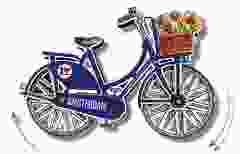 Magneet "Hollandse Blauwe Fiets" 