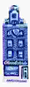 Magneet Delfts blauwe Chocolaterie Amsterdam