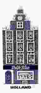 Magneet Delfts Blauw Winkel