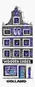 Magnet Clog Shop / Delft Blue Holland