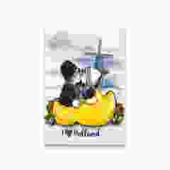 Kussend Paar Magneet Holland - 2D