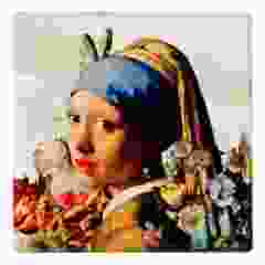 Magneet Meisje met de parel, Keramiek