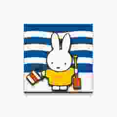 Magneet "Nijntje Delfts Blauw met Vlaggetje"