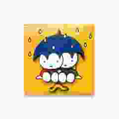 Magneet "Nijntje in de Regen met Paraplu"