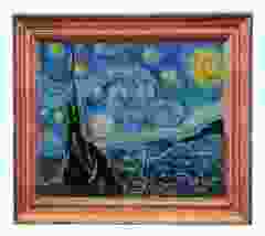 Magneet 'van Gogh' - Sterrennacht - steen