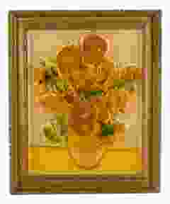 Magneet polyprint 'van Gogh' - Zonnebloemen