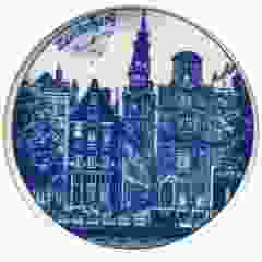 Koelkastmagneet rond Amsterdam Zuiderkerk