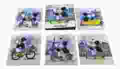 Mapje Kussend Paar Postkaarten